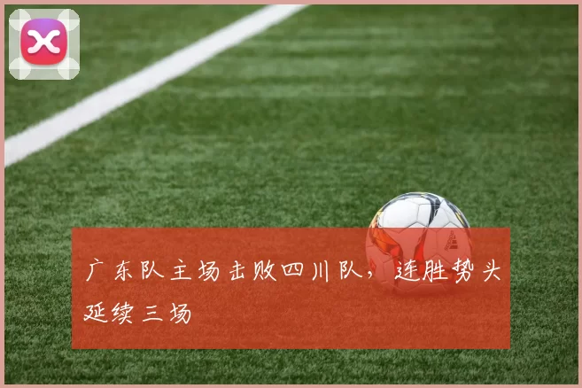 广东队主场击败四川队，连胜势头延续三场